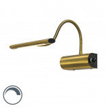 Obrázek Art Deco wall lamp bronze incl. LED Tableau
