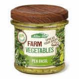 Afbeelding van Allos Farm vegetables doperwten & basilicum (135 gram)
