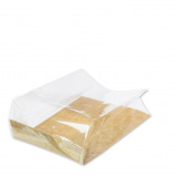 Imagem de Aluminium foiled paper bags 150+85x320mm Brown
