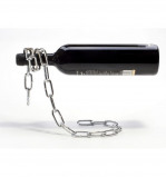 Afbeelding van Peleg design wijnfles standaard ketting Drink Up chroom
