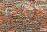 Afbeelding van Bakstenen 4 delig Vlies Fotobehang 368x248cm