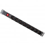 Afbeelding van 19 inch stekkerdoos 8 voudig Perel