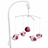 Afbeelding van Baninni Babymobiel met muziek Pink Bird roze BNMM001 PKBD