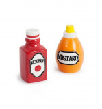 Afbeelding van Balvi peper en zout set Ketchup Mosterd keramiek