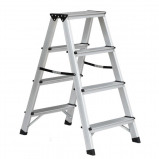 Afbeelding van Benson Dubbelzijdige aluminium trap 2x4 treden. max 150kg