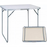 Afbeelding van AA Commerce Aluminium Klaptafel Rechthoek Opklapbare Campingtafel