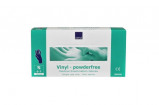 Afbeelding van Abena Handschoenen Vinyl Blauw Poedervrij Maat S 100st