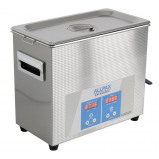 Abbildung von 3,2 Liter Ultraschallreiniger Palssonic 100 W, Edelstahl, 40 kHz, 150 W Heizleistung, Ultraschallbad 265 x 165 x 220 mm