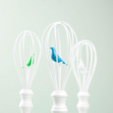 Afbeelding van Bird Whisk blue van Luf Design
