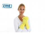 Afbeelding van CMT Rubber Huishoud Handschoenen Geel Extra Large 1PR