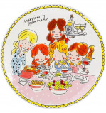 Afbeelding van Blond Amsterdam dinerbord Even Bijkletsen (Ø26 cm)