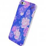 Afbeelding van Xccess Oil Cover Apple iPhone 4/4S Purple Flower