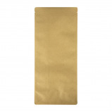 Abbildung von 100 x Blockbodenbeutel Kraftpapier mit Ventil, Einrei?kerbe 3 lagig BOPA braun verschied. Gr??en