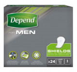 Afbeelding van Depend Shields light for men 24 stuks