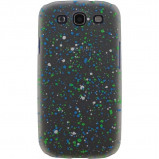 Afbeelding van Xccess Cover Spray Paint Glow Samsung Galaxy SIII I9300 Black