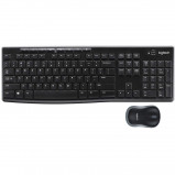 Afbeelding van Toetsenbord Logitech MK270 Qwerty +muis zwart Toetsenborden