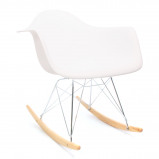 Afbeelding van Eames RAR schommelstoel wit