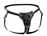 Afbeelding van 2 Strap Lederen Strap On Harnas