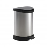 Afbeelding van Curver Decobin Pedaalemmer 20 Liter Zilver